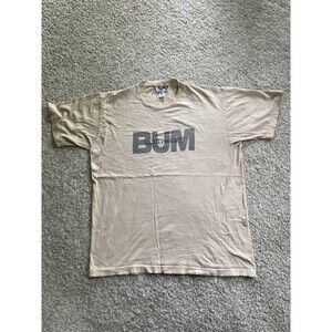 Vintage 90s B.U.M. Equipment BUM T-Shirt Streetwear Surf Large USA Made